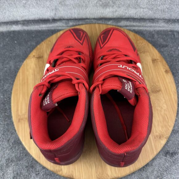 Nike Trout Baseball Cleats Shoes Mens 7 Red White CZ5911-616 Molded Spikes - Picture 5 of 10